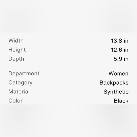 NWT Backpack Dkny Black in Synthetic Back pack